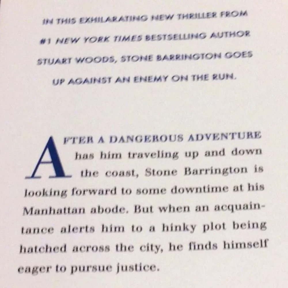 Thriller, Criminal Mischief by Stuart Woods